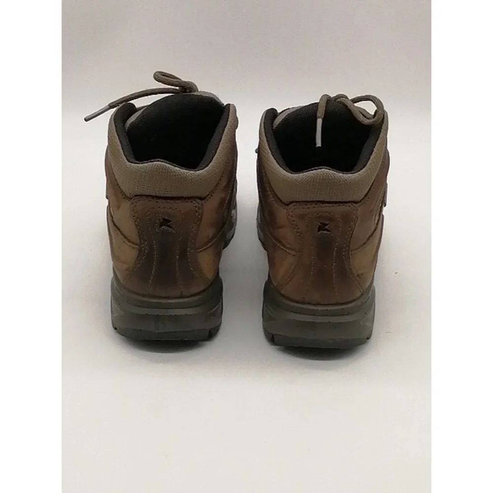 Ecco Boots Mens Brown EUR 37 Hiking Ankle Shoes Leather Gore Tex Sturdy 68153